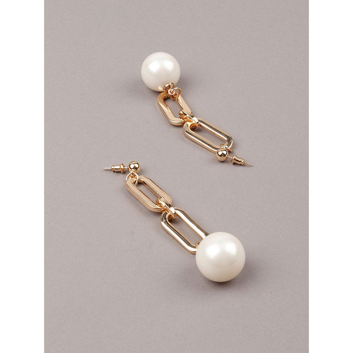 Odette Gold-Tone Statement Earrings For Women