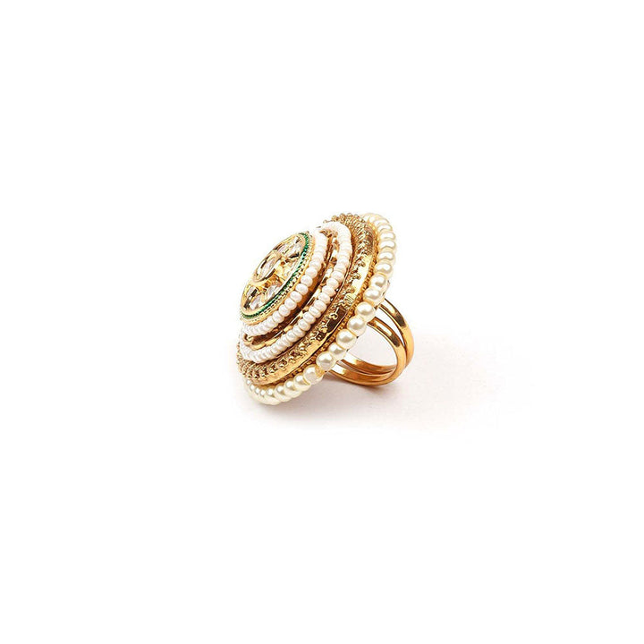 Odette Stunning Beaded Embellished Ring For Women