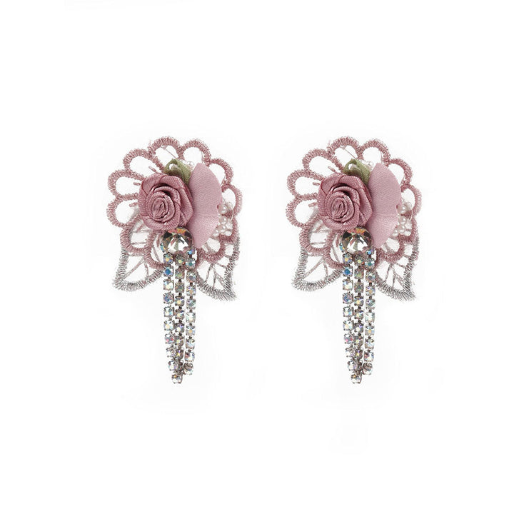 Odette Stunning Floral Lace Earrings