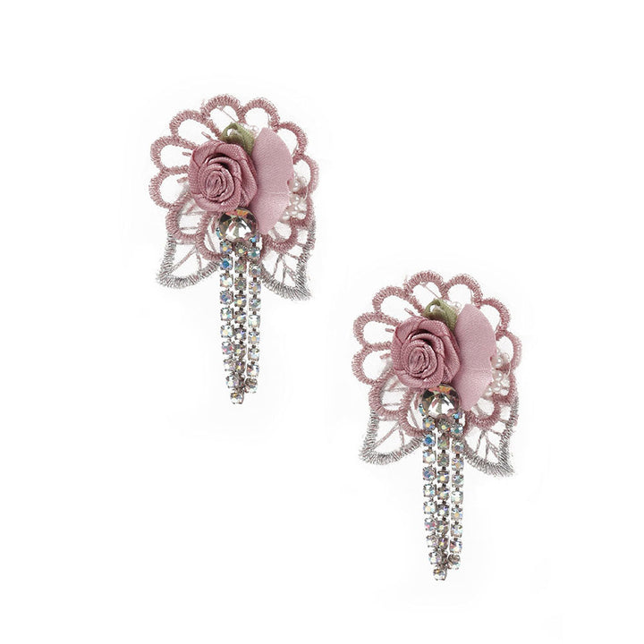 Odette Stunning Floral Lace Earrings