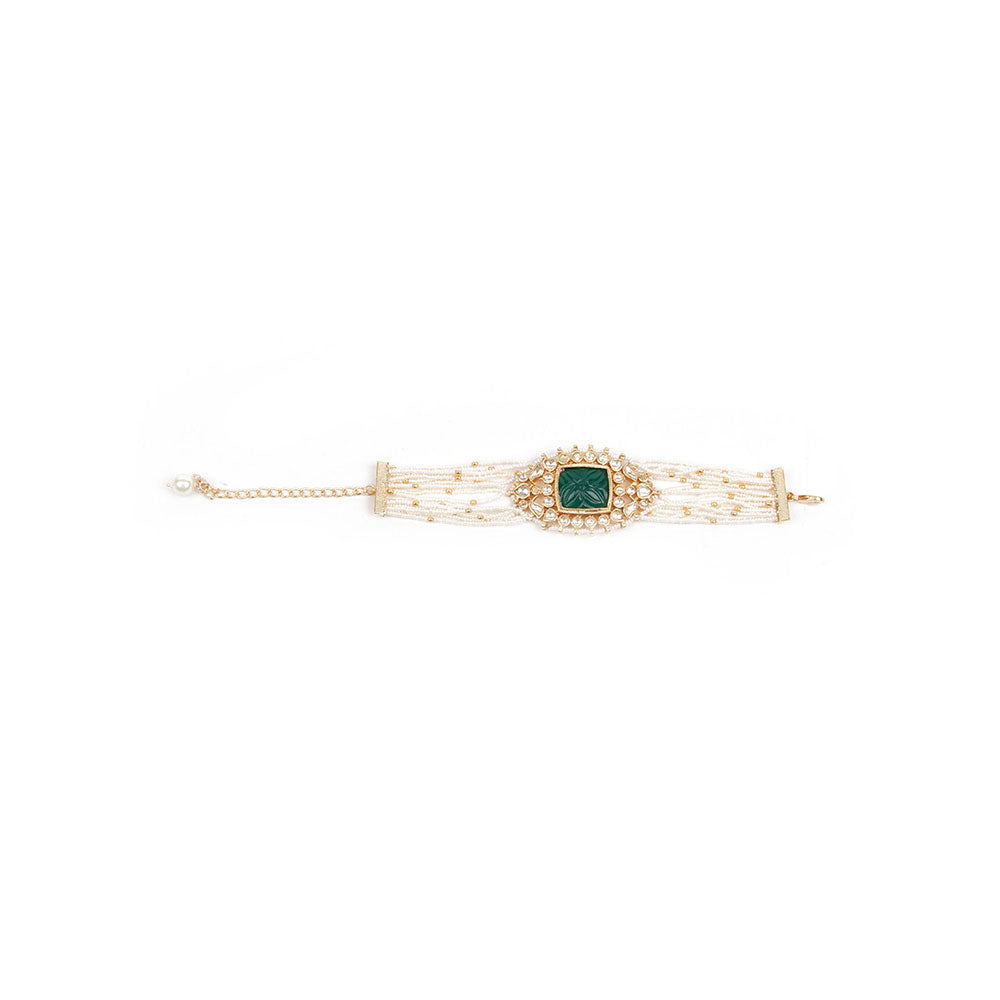 Odette Stunning Embellished Gold Bracelet