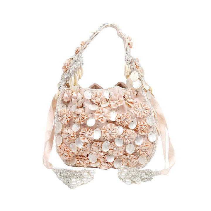 Odette Awe-Inspiring Peach Potli Bag