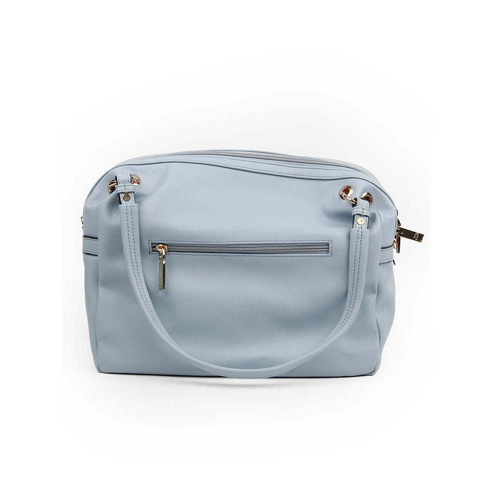 Odette Impressive Blue Solid Handbag