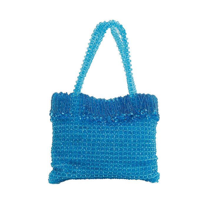 Odette Electric Blue Beaded Handbag