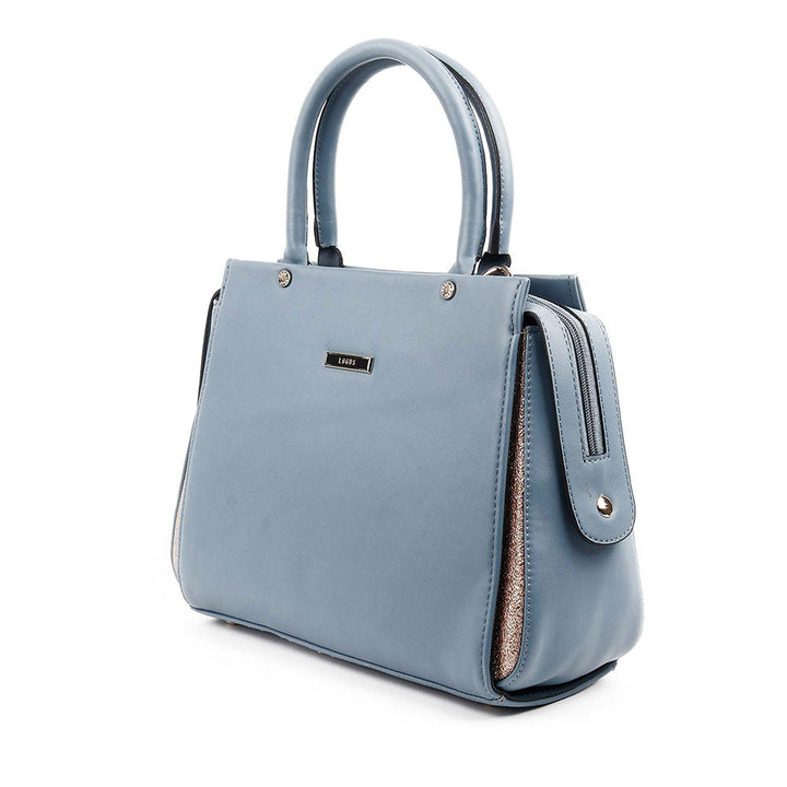 Odette Blue And Gold Handbag for Women