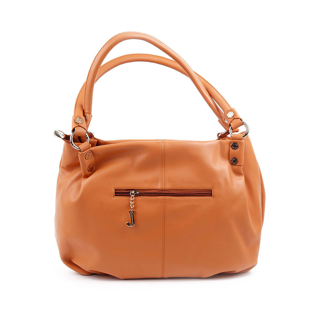 Odette Embellished Orange Handbag for Women