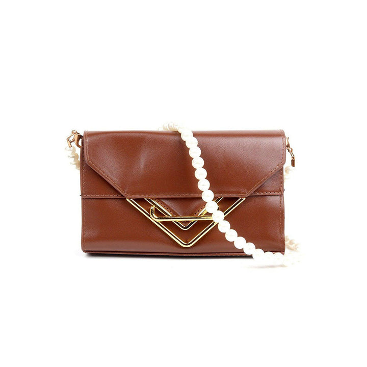 Odette Chocolate Brown Fold-Over Belt Bag