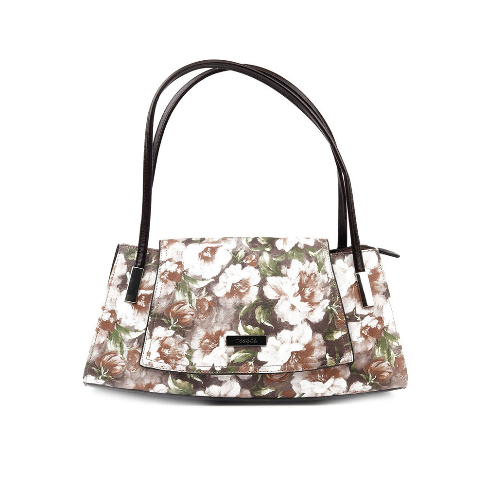 Odette Multicolored Floral Printed Hand Bag