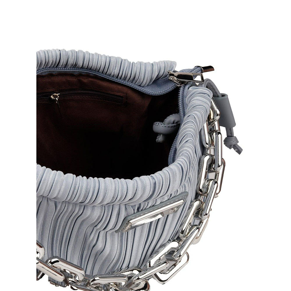 Odette Grey Chunky Chain Hand Bag