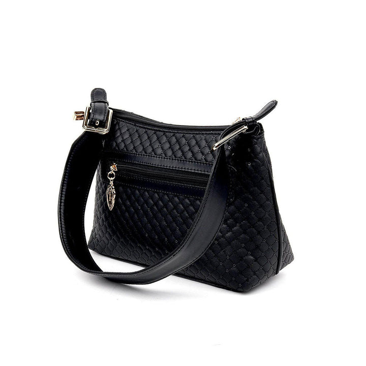 Odette Intricate Black Royal Handbag