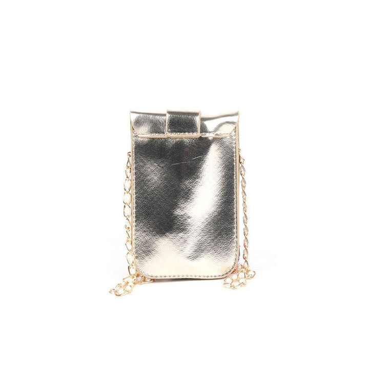 Odette Fancy Silver Embellished Clutch Bag