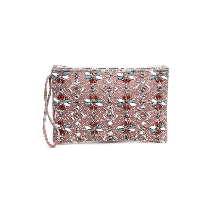 Odette Pink Envelope Clutch