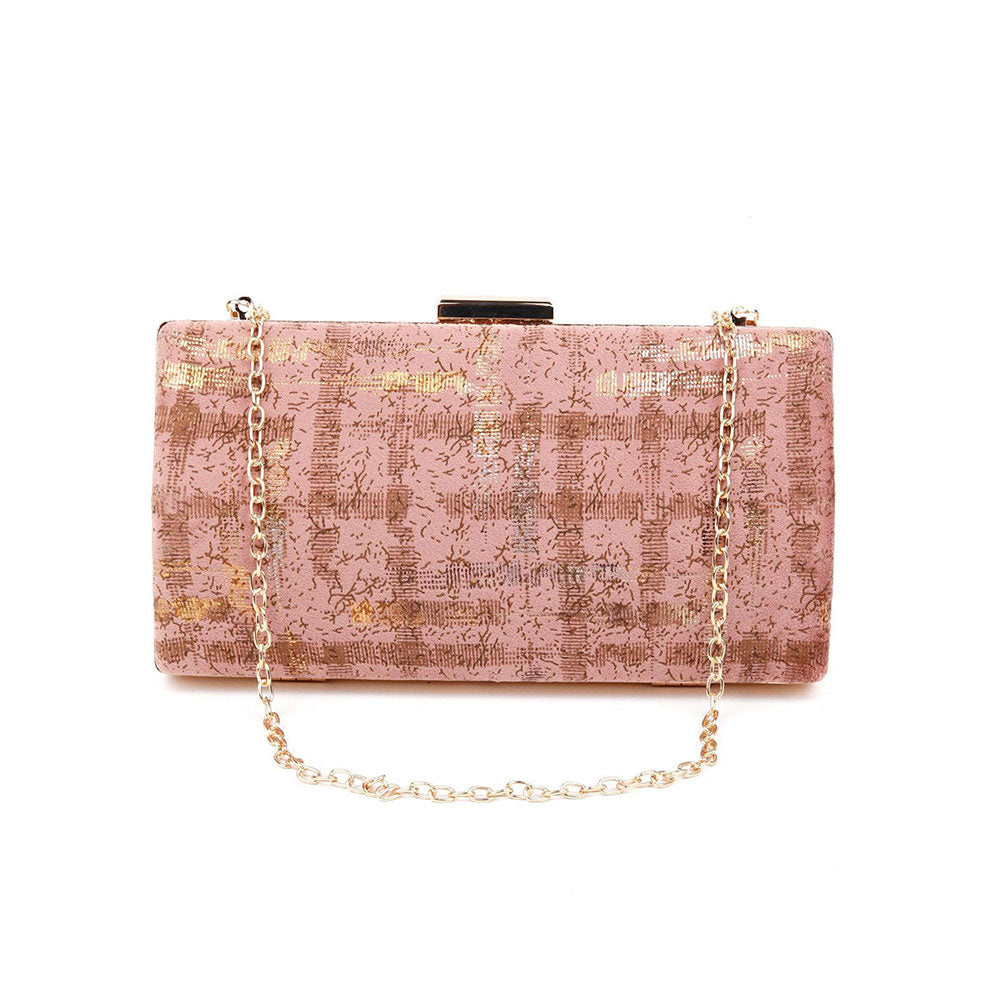 Odette Metalic Stylish Clutch