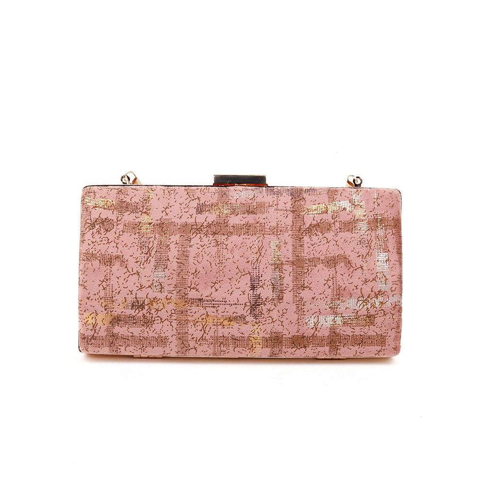 Odette Metalic Stylish Clutch