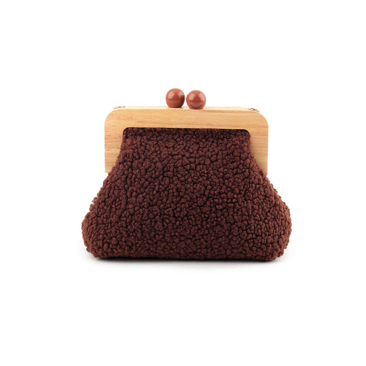 Odette Awe-Worthy Smart Brown Clutch Bag