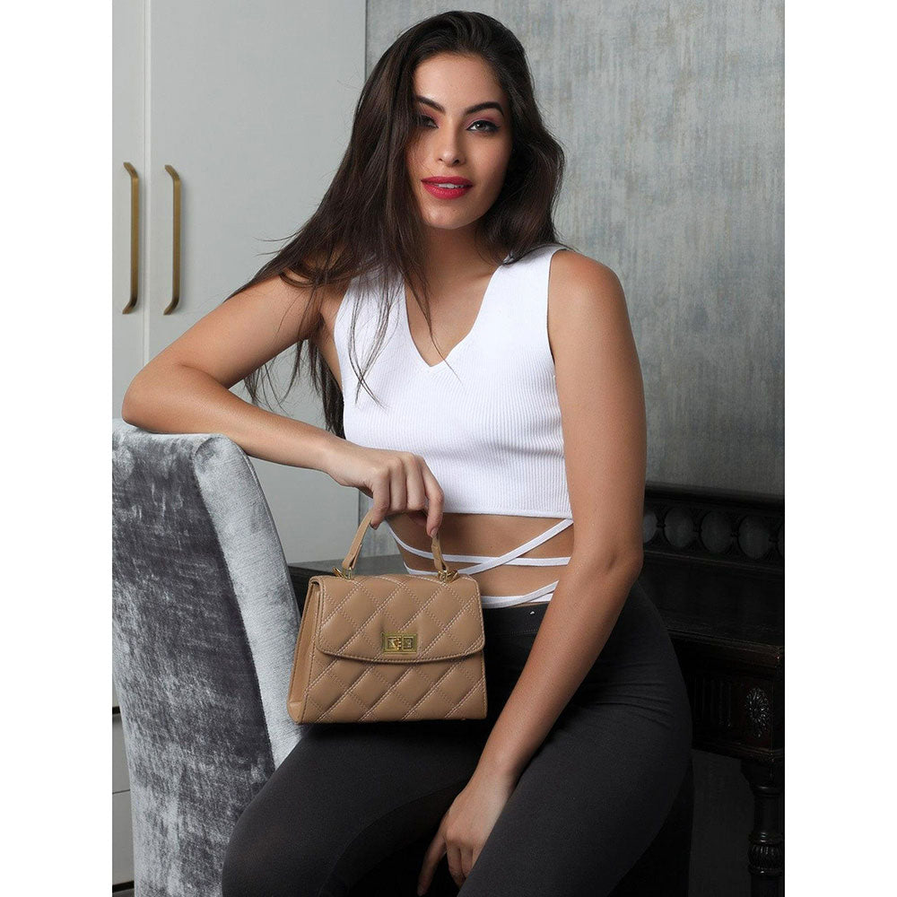 Odette Yummy Brown Clutch Bag