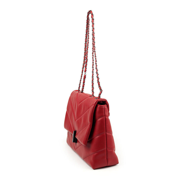 Odette Red Patterned Handbag