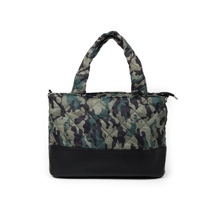 Odette Military Print Spacious Handbag