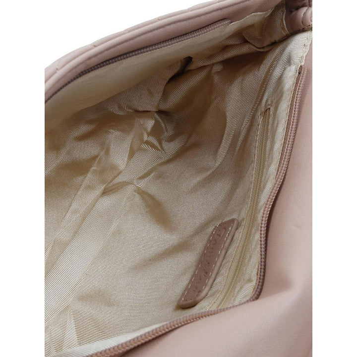 Odette Awe-Worthy Tasseled Beige Hand Bag