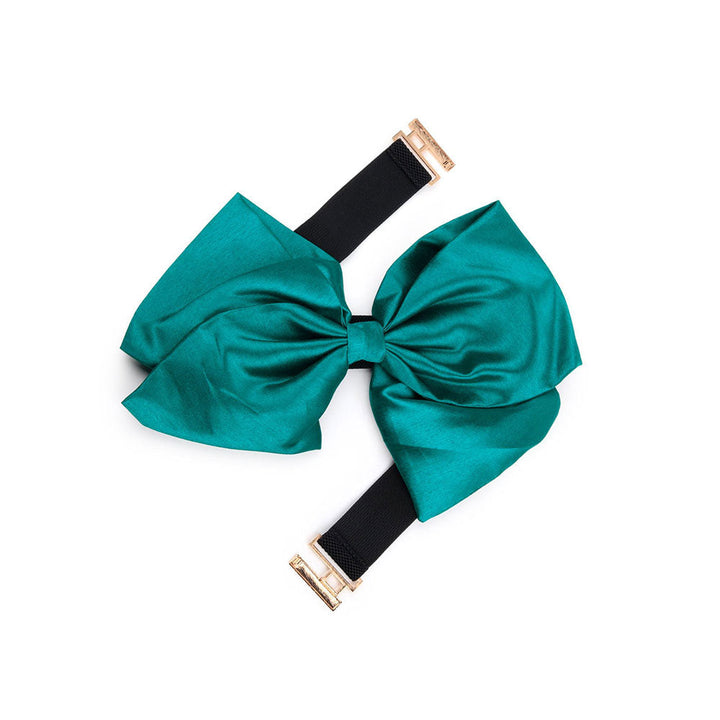 Odette Green Big Bow Elastane Party Belt