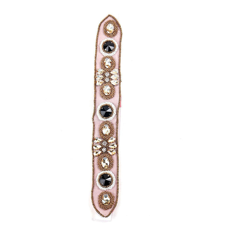 Odette Pink Adorning Elasticated Belt