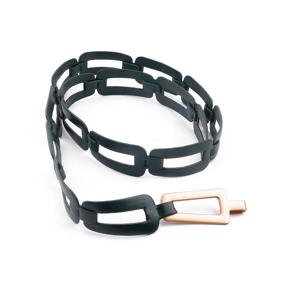 Odette Deep Grey Designer Belt