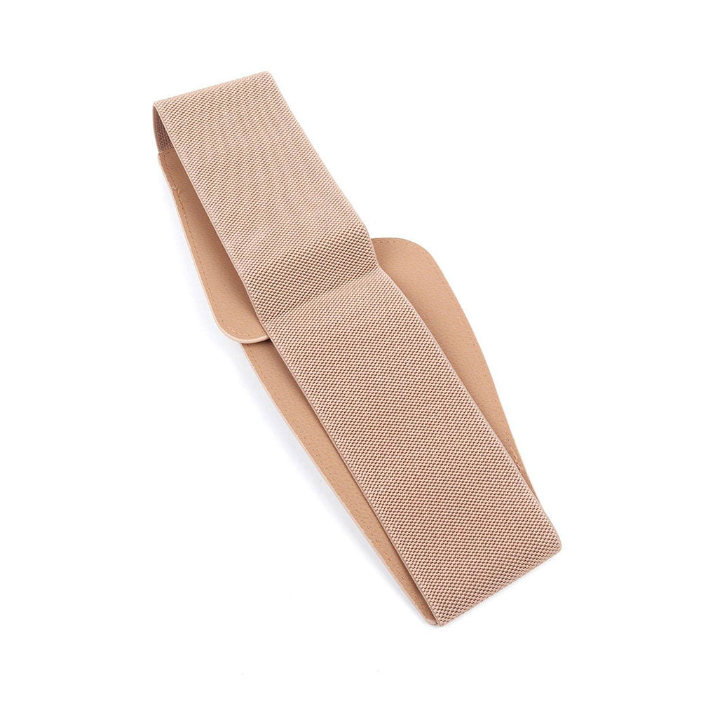 Odette Beige Colour Buckle Belt