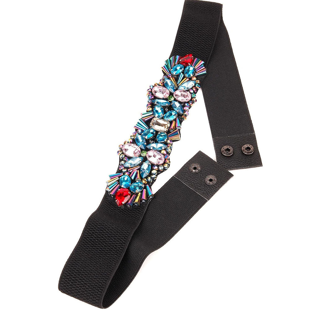 Odette Black Trendy Waist Belt