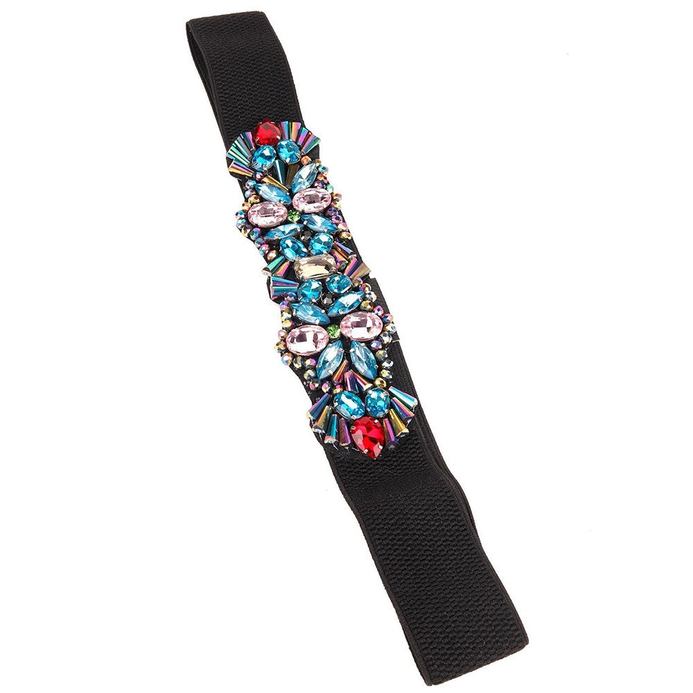 Odette Black Trendy Waist Belt