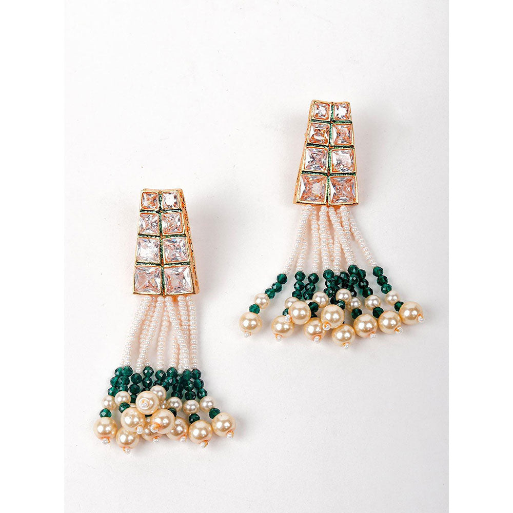 Odette Green Beaded Stands Multi Necklace Set