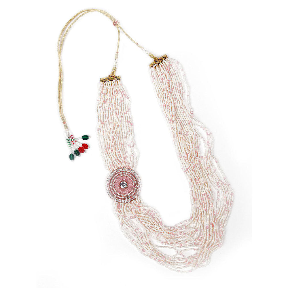 Odette Cute Baby Pink Necklace Set