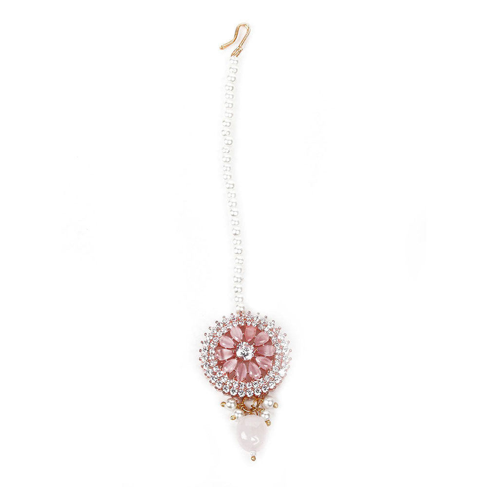 Odette Cute Baby Pink Necklace Set