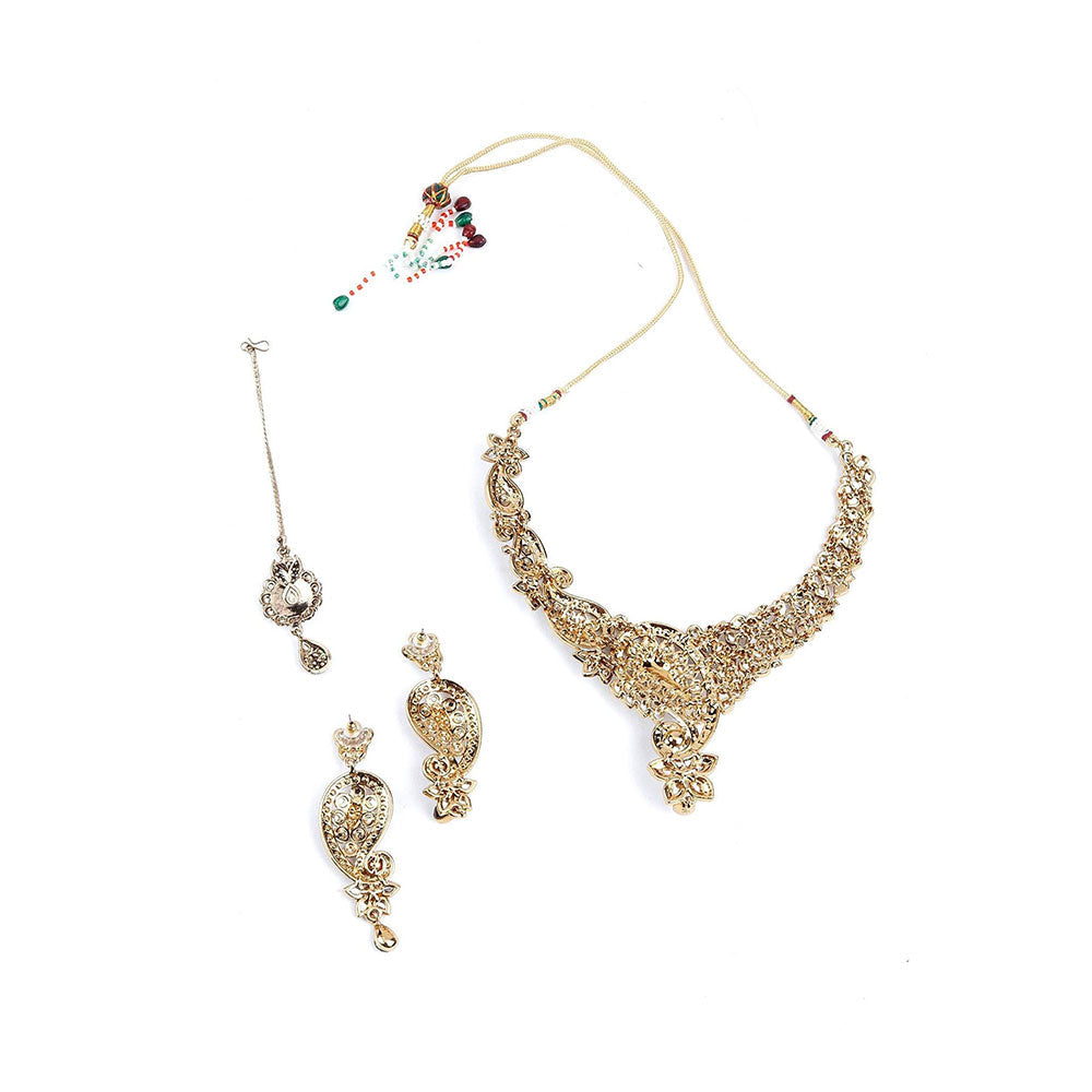 Odette Multicolor Crystal Necklace Set