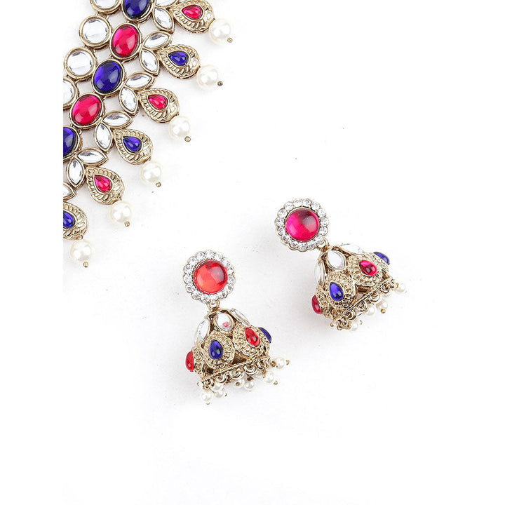 Odette Multicolor with Pearls Necklace Set