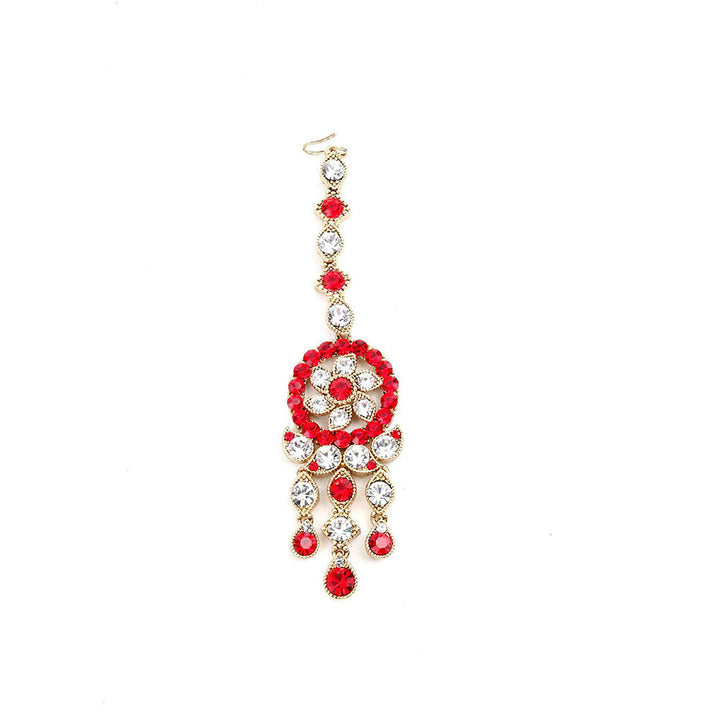 Odette Red and White Crystal Jewellery Set