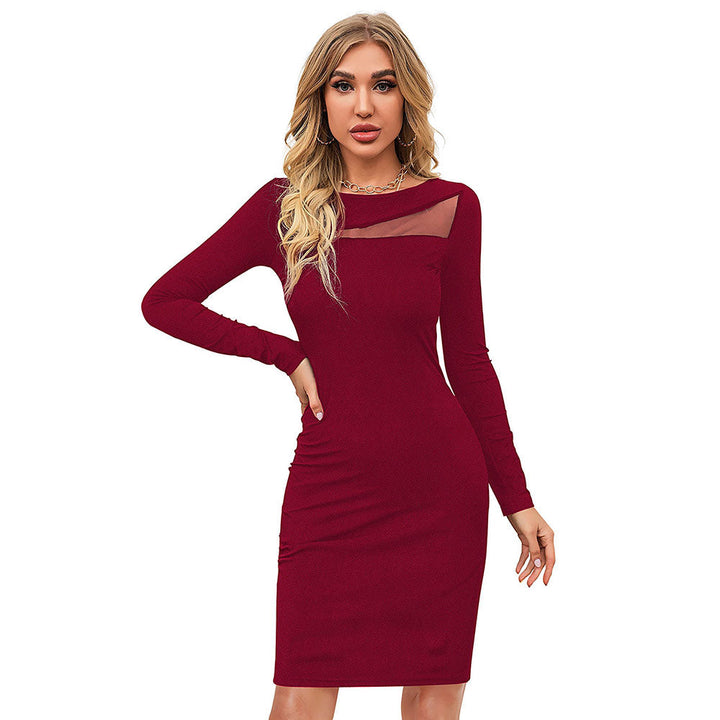 Odette Maroon Bodycon for Women