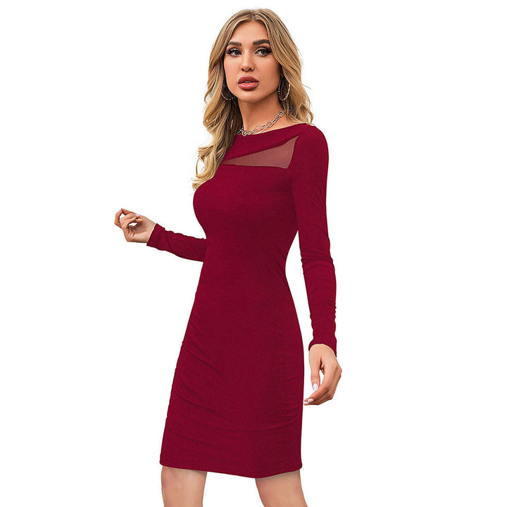 Odette Maroon Bodycon for Women