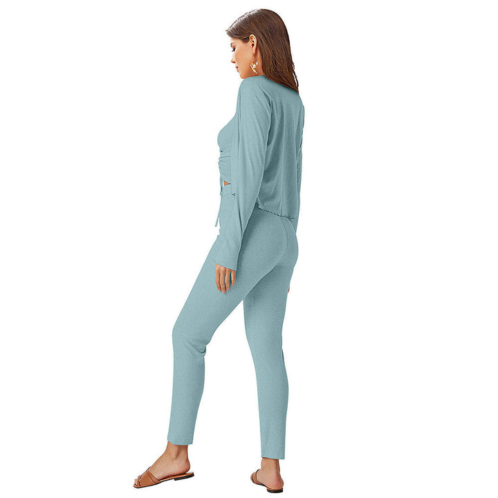 Odette Light Green Co-ord for Women (Set of 3)