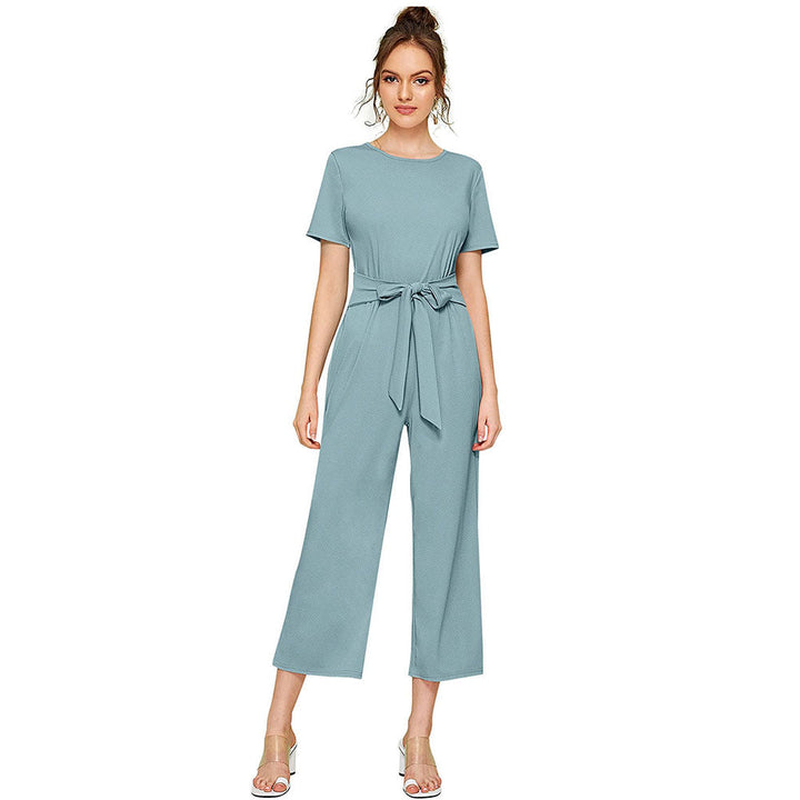 Odette Pista Knit Fabric Jumpsuit For Women