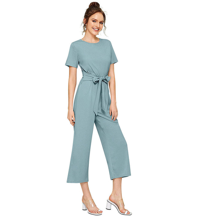 Odette Pista Knit Fabric Jumpsuit For Women