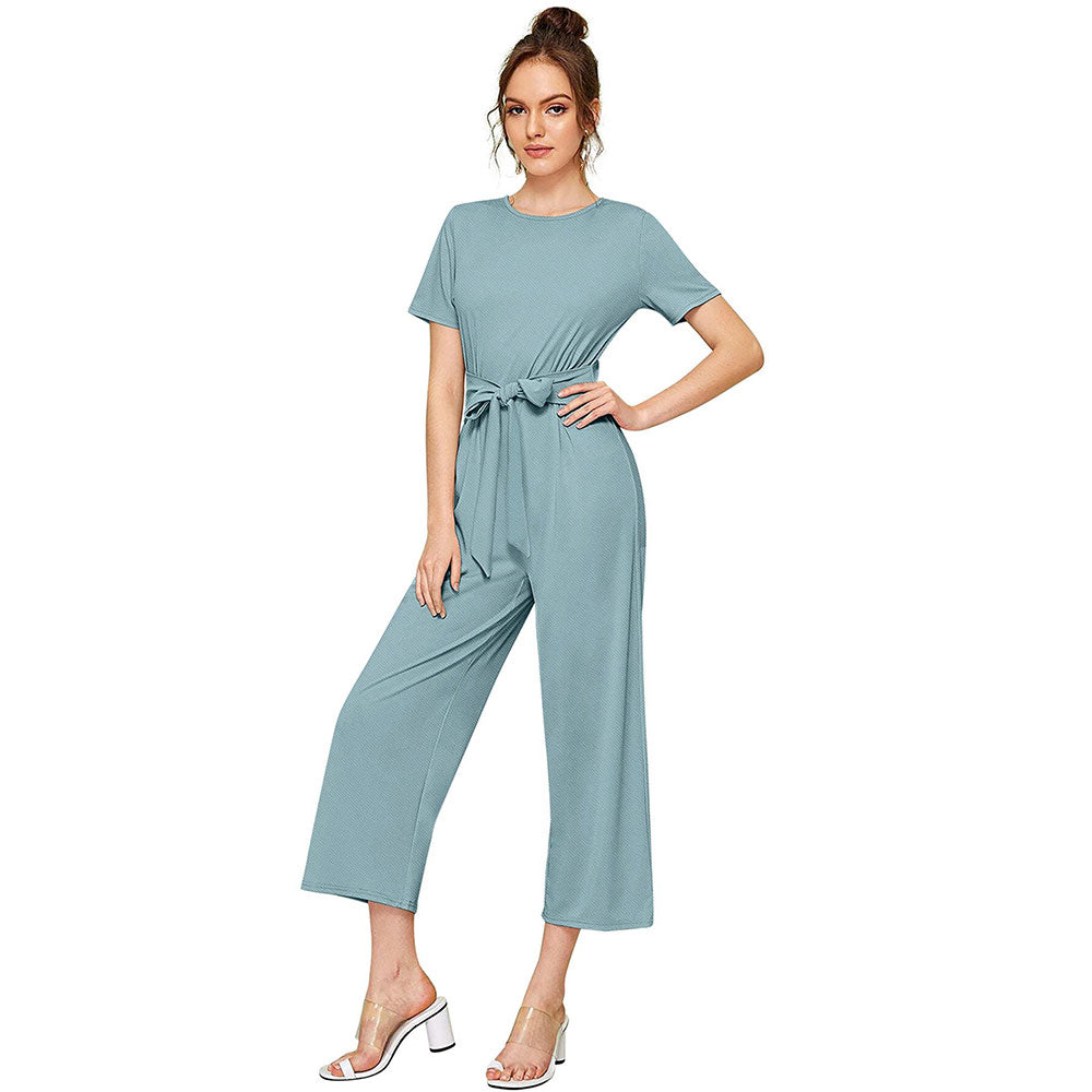 Odette Pista Knit Fabric Jumpsuit For Women