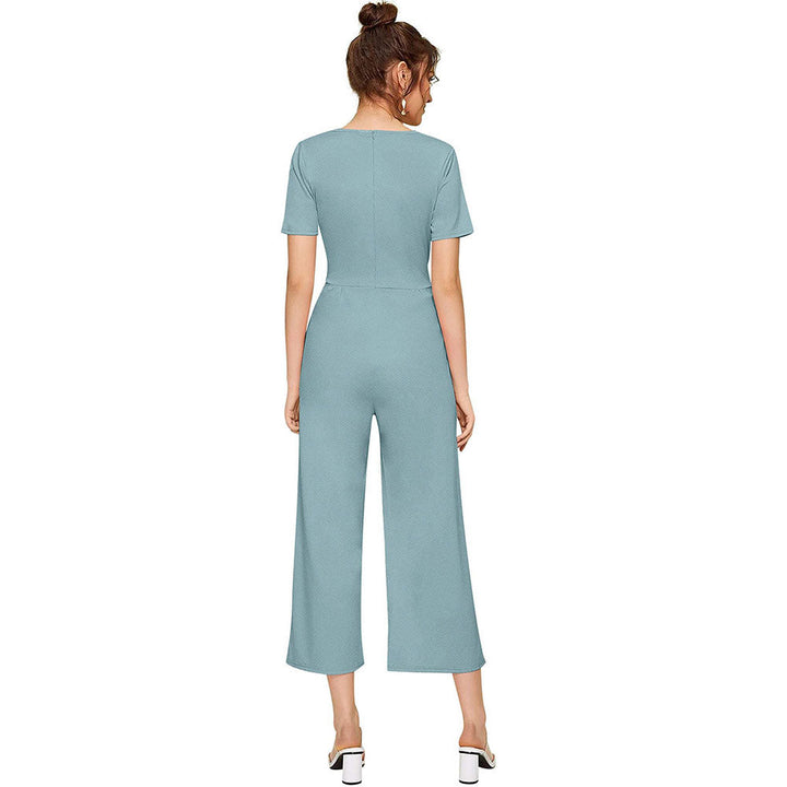 Odette Pista Knit Fabric Jumpsuit For Women