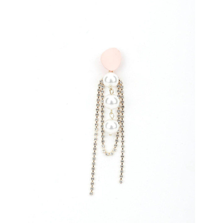 Odette Women Vintage Party Pink Dangle Earring