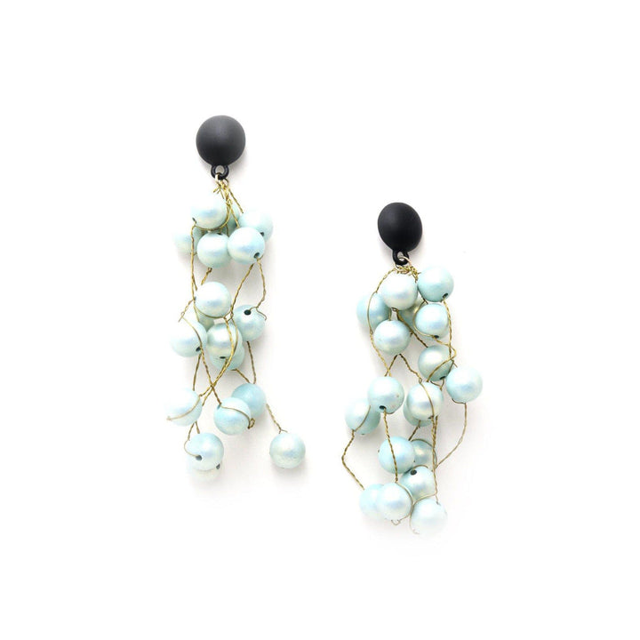 Odette Women Fashionable Sky Blue Dangle Earrings