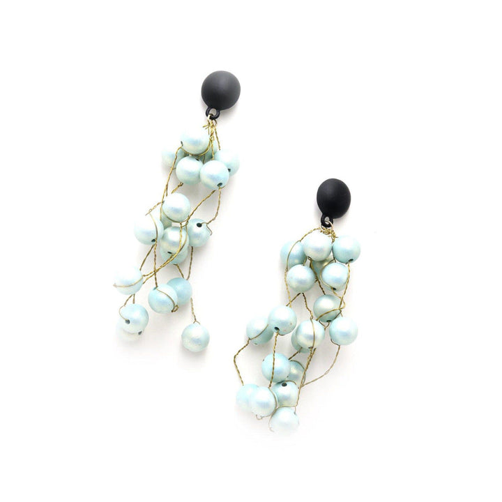 Odette Women Fashionable Sky Blue Dangle Earrings