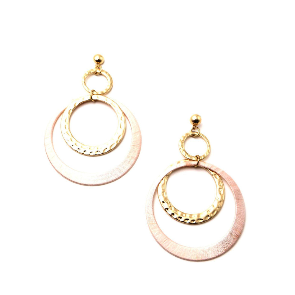 Odette Women Ultra-Modern Ring Dangle Earrings