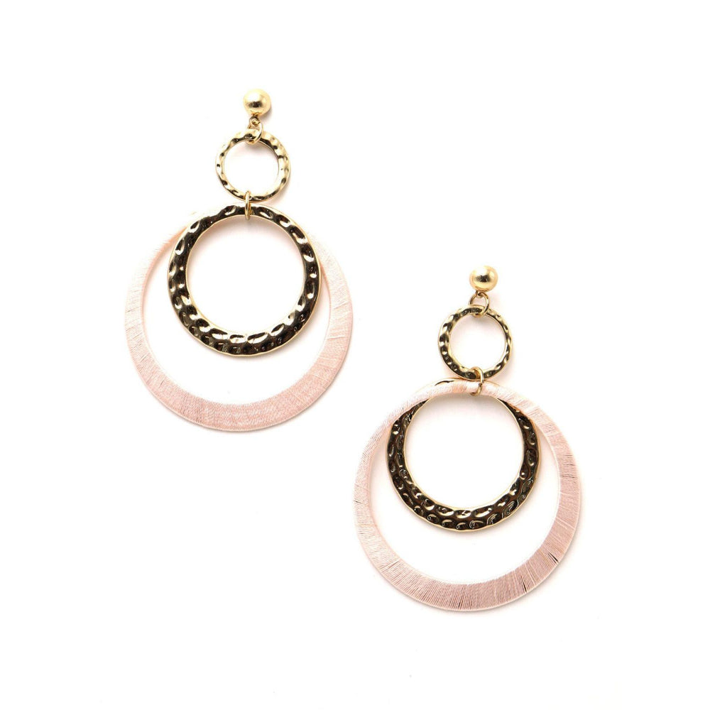 Odette Women Ultra-Modern Ring Dangle Earrings