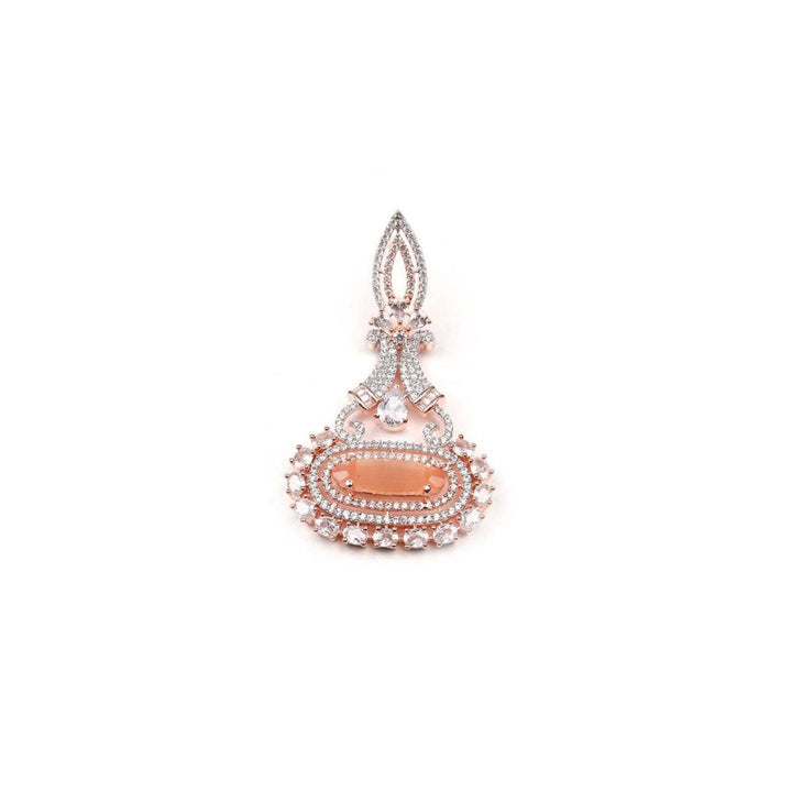 Odette Women Elegant Stunning Peach Dangle Earrings