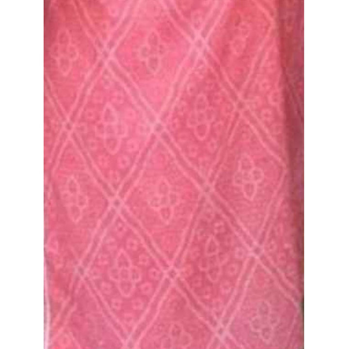 Odette Pink Printed Cotton Kurta with Salwar and Dupatta (Set of 3)