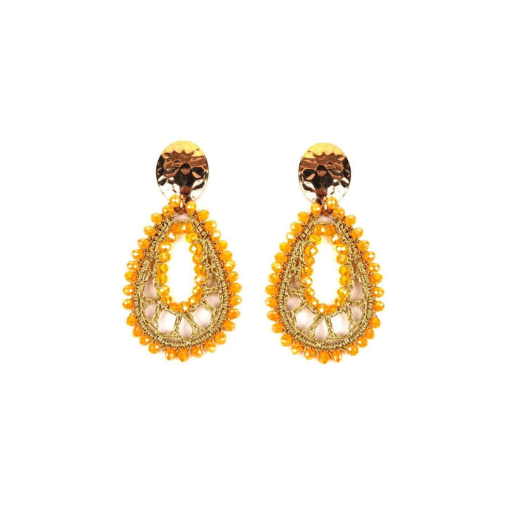 Odette Women Yellow Metal Earrings